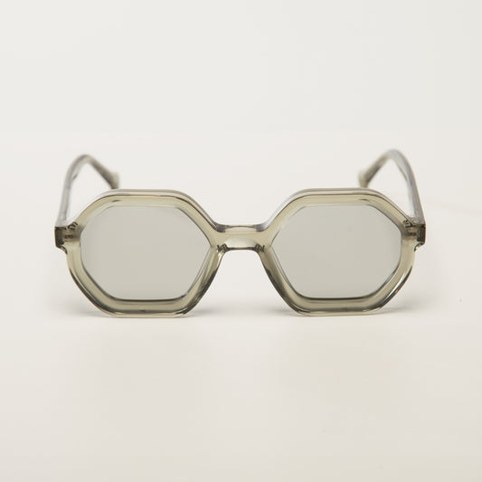 Unisex-Sonnenbrille | Eclat Astral | Klares Grün