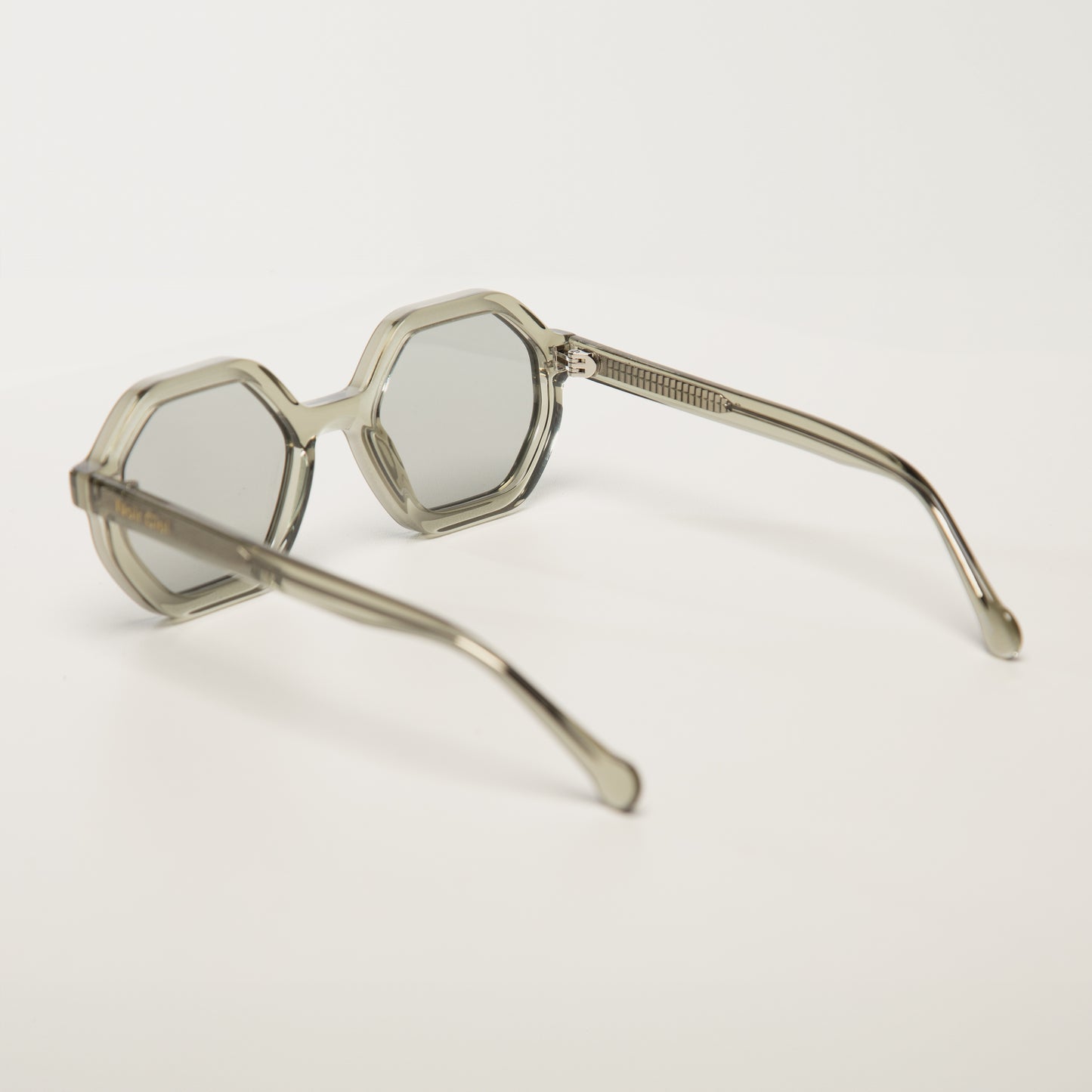 Lunettes de soleil unisexes | Éclat Astral | Vert Transparent