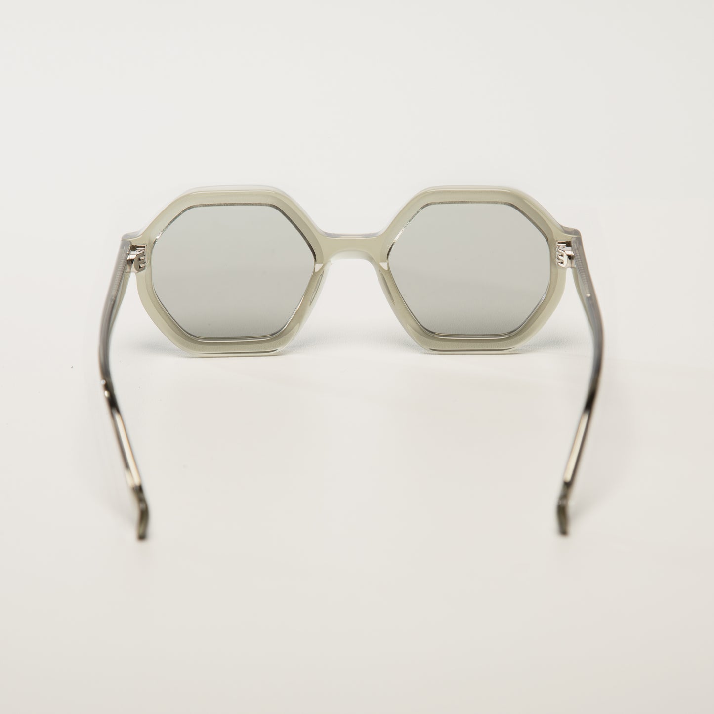 Lunettes de soleil unisexes | Éclat Astral | Vert Transparent