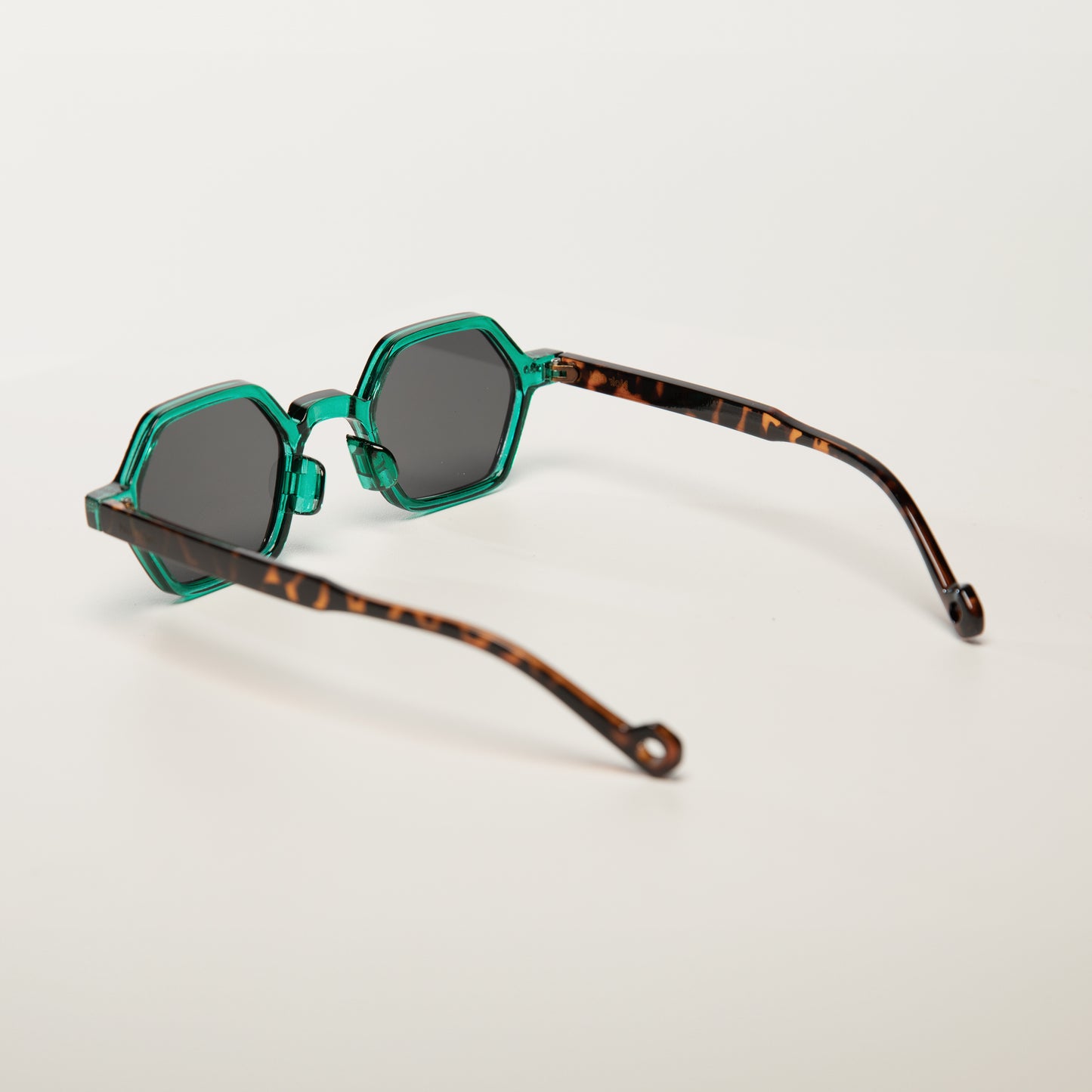 Lunettes de soleil unisexes | Prisme de Pluie | Vert Tortue