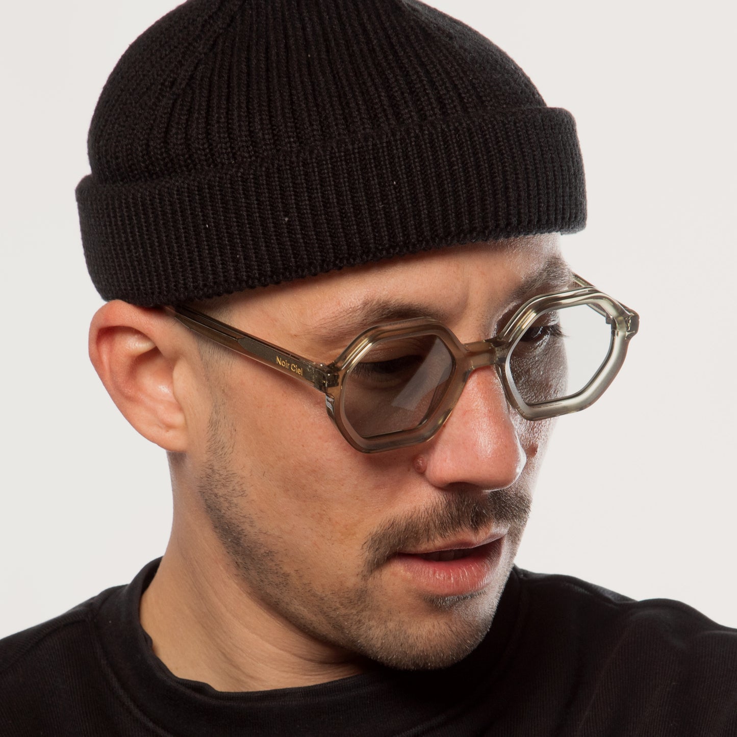 Lunettes de soleil unisexes | Éclat Astral | Vert Transparent