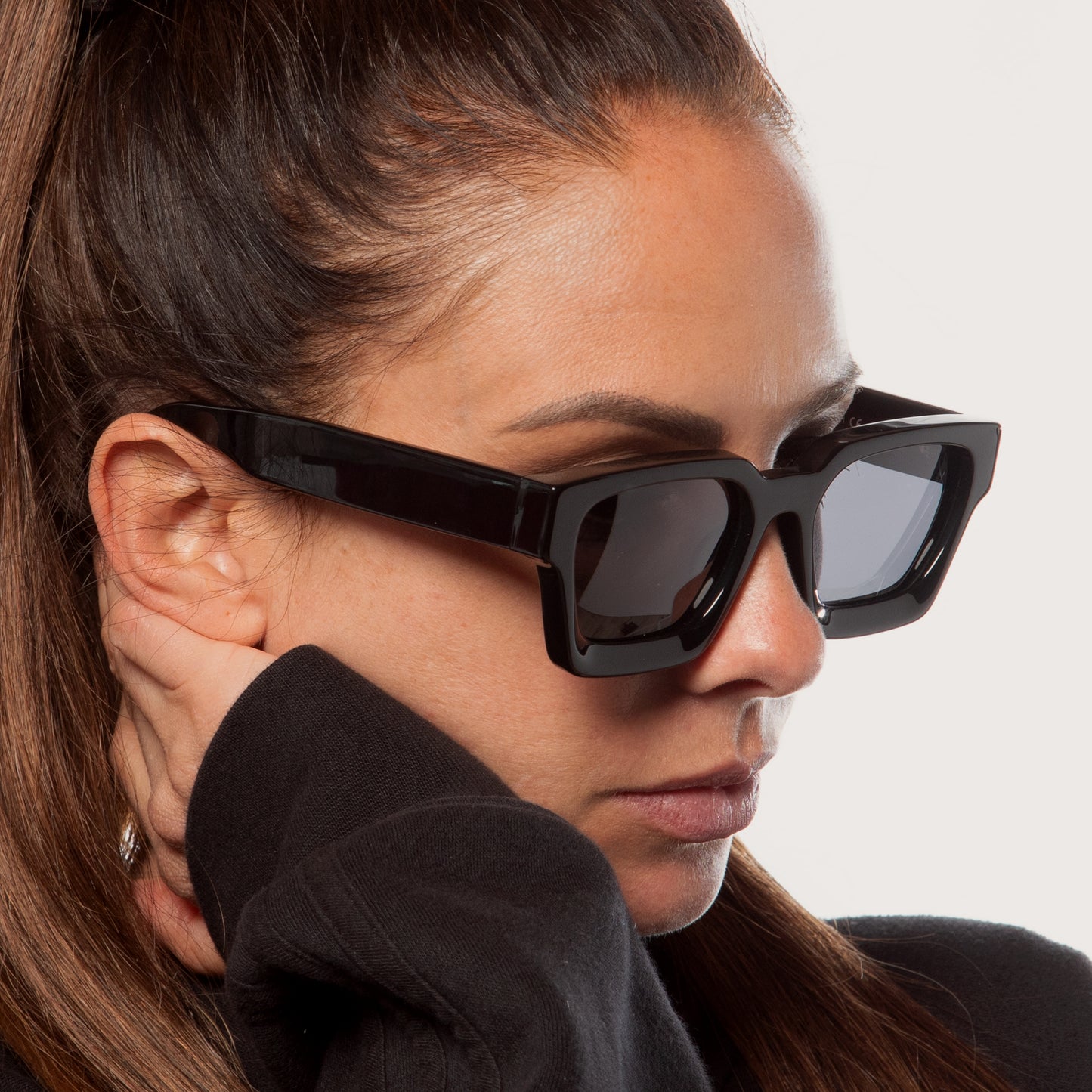 Unisex-Sonnenbrille | Pluie d'Orage | Schwarz