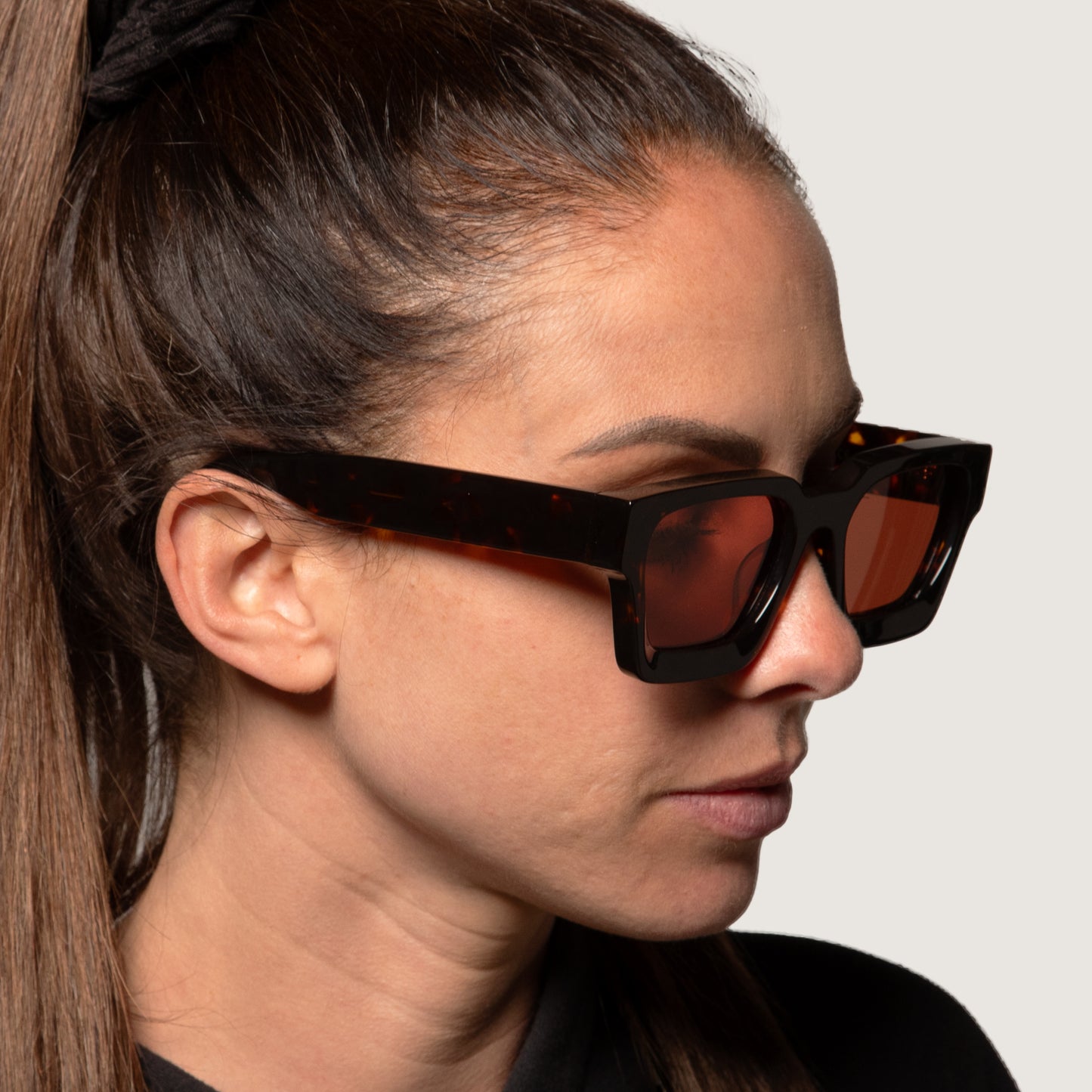 Lunettes de soleil unisexes | Pluie d'Orage | Transparent
