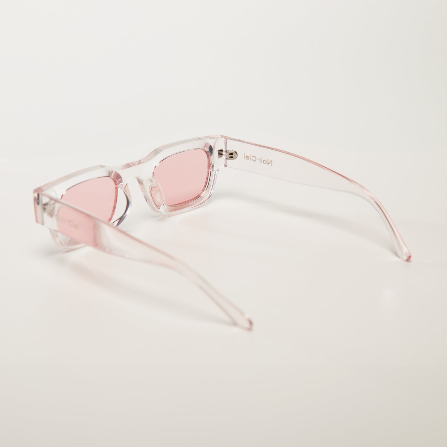 Lunettes de soleil unisexes | Déluge Solaire | Rose transparent