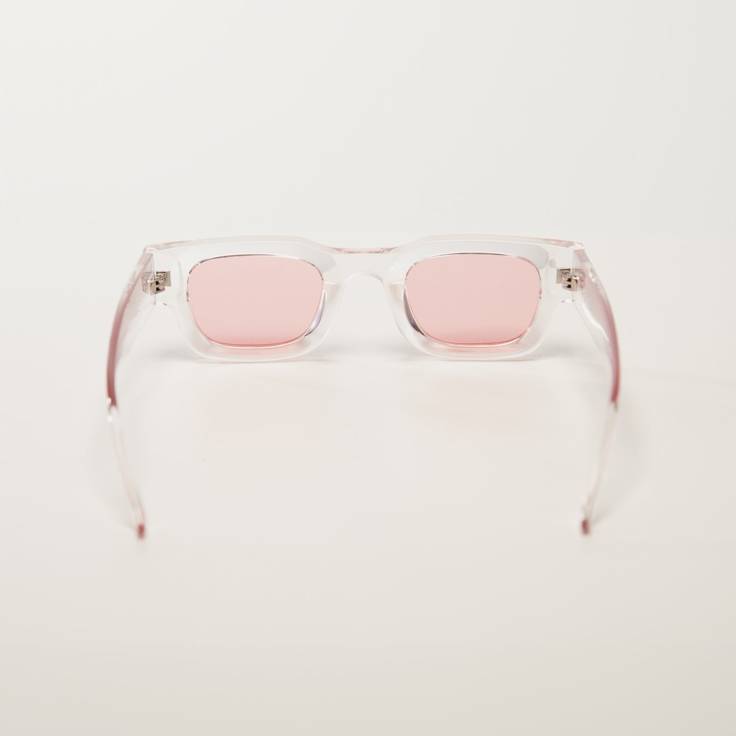 Lunettes de soleil unisexes | Déluge Solaire | Rose transparent