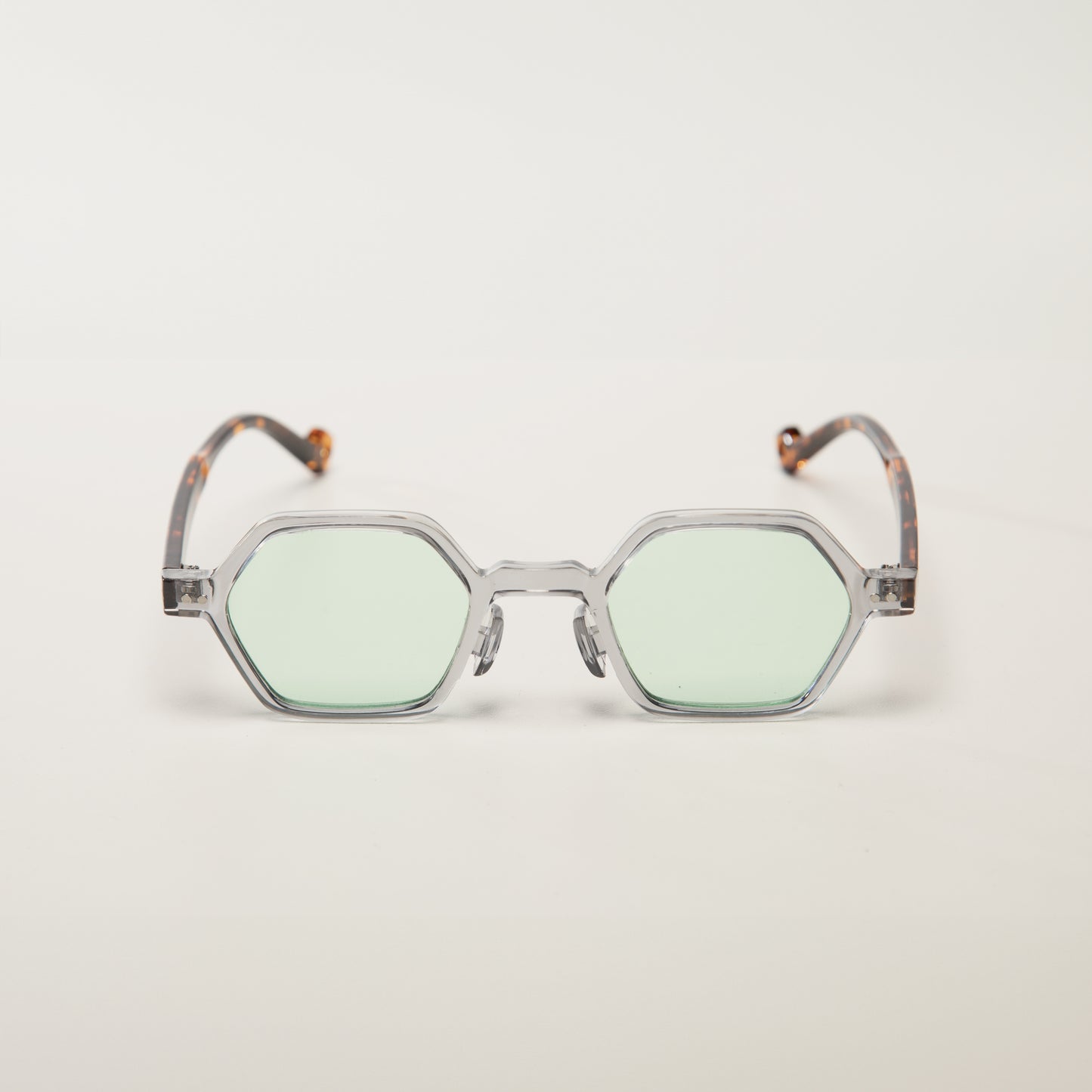 Unisex Sunglasses | Prisme de Pluie | Tortoise Clear Green