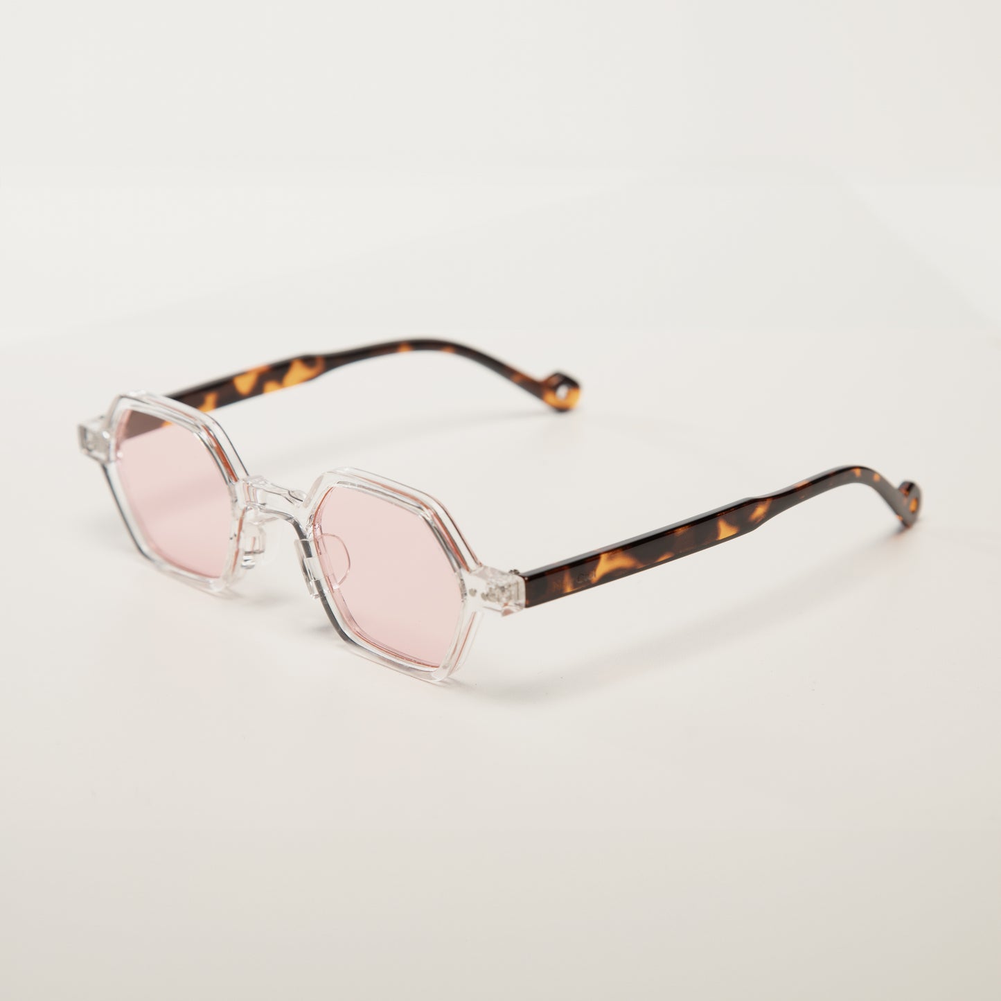 Unisex Sunglasses | Prisme de Pluie | Tortoise Clear Pink