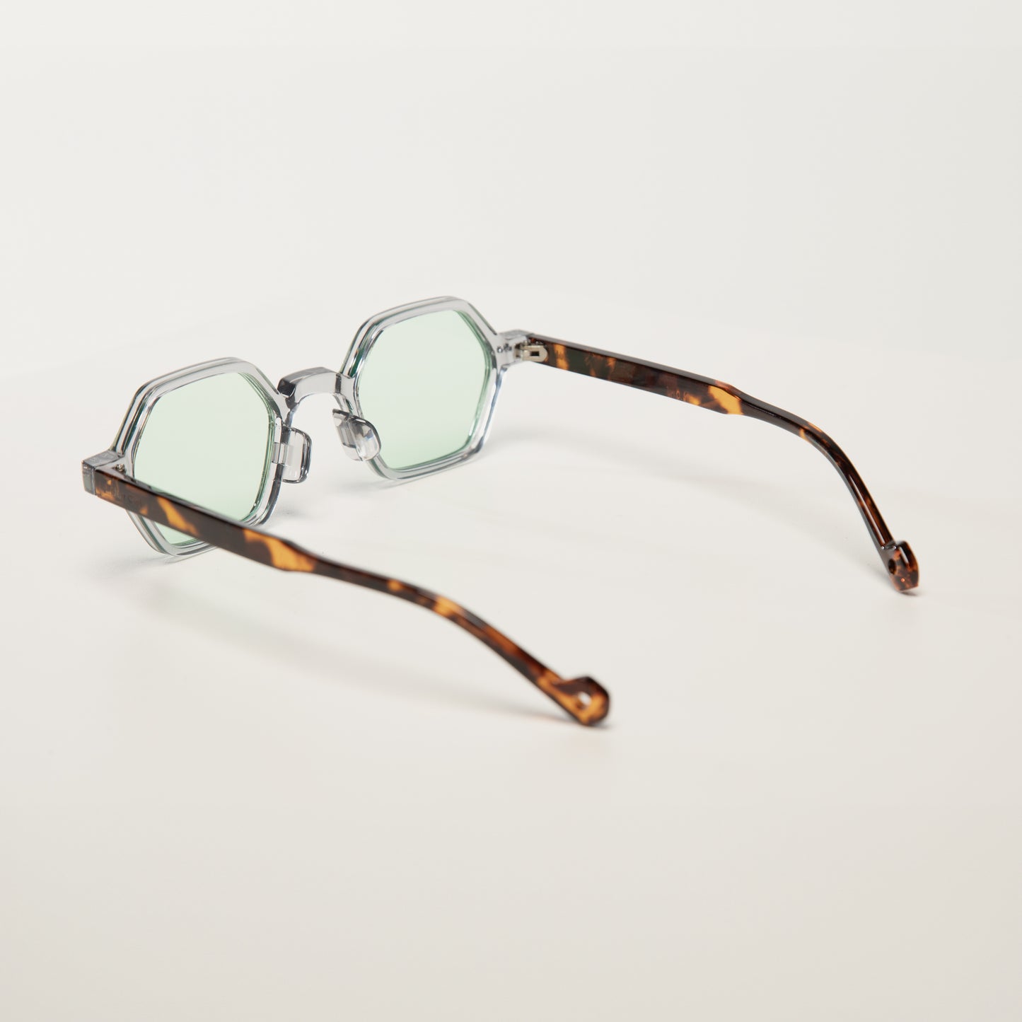 Unisex Sunglasses | Prisme de Pluie | Tortoise Clear Green