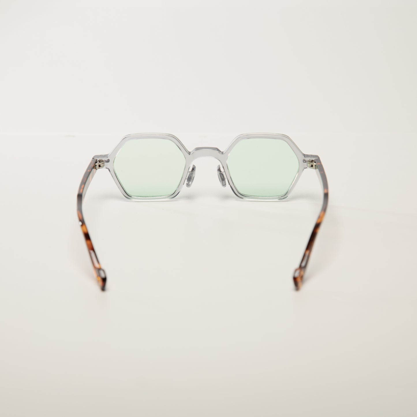 Unisex Sunglasses | Prisme de Pluie | Tortoise Clear Green