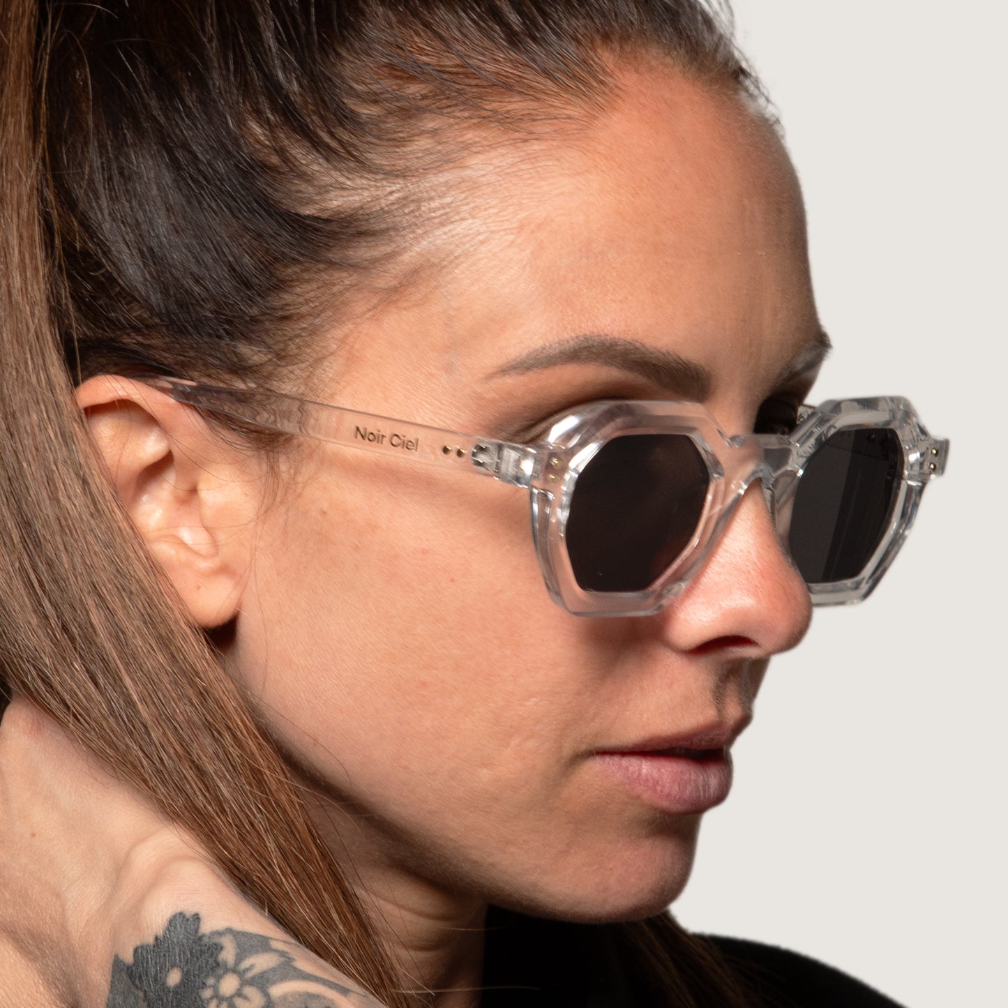 Unisex Sunglasses | Crépuscule Doré | Clear